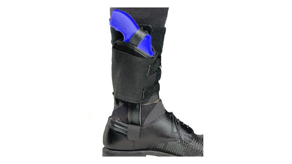 Safariland 4092 Ankle Holster for Revolvers - Plain Black, Right Hand 4092-01-21
