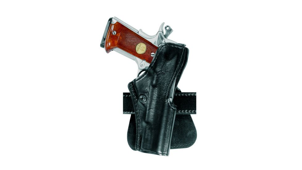 Safariland 5181 Hi-Ride Open Top Paddle Holster, Springfield P-9 CZ Tangfolio Stock Bbl., STX Plain Black, Left Hand, 5181-99-62