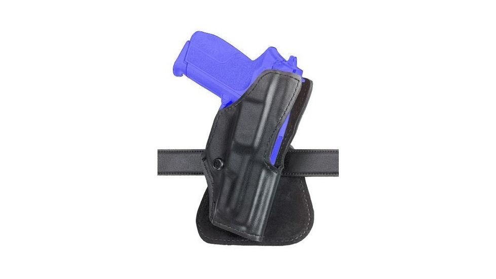 Safariland 5181 Open-Top Paddle Holster - Plain Black, Left Hand 5181-08-62