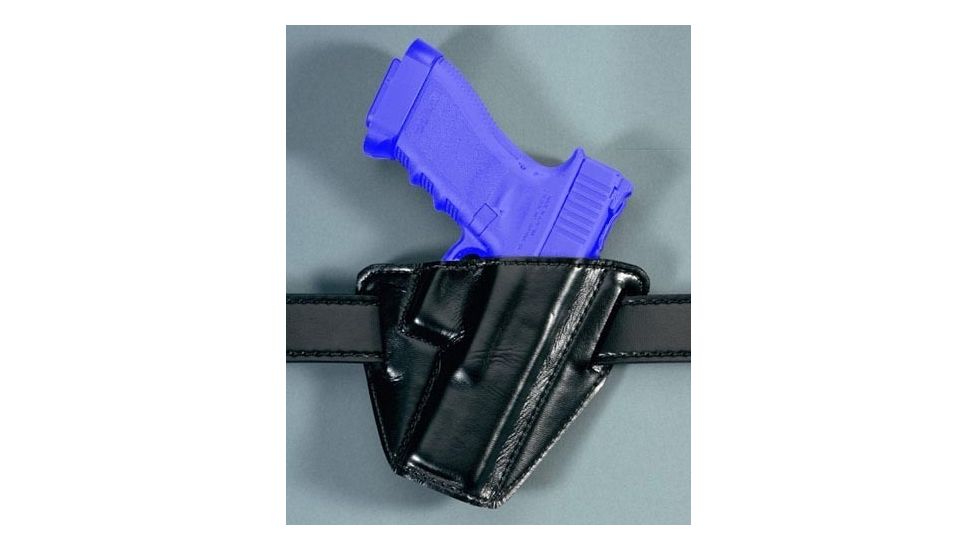 Safariland 528 Open Top Pancake Holster - Plain Black, Left Hand 528-183-62