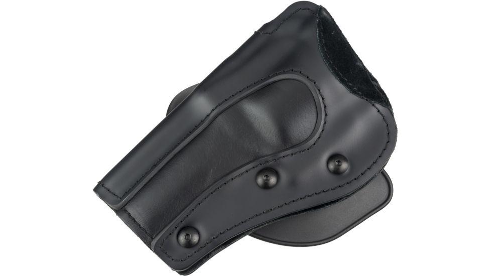 Safariland 568 Custom Fit Paddle &amp; Belt Slide, S&amp;W N-Frame 4in. , Plain Black, Left Hand, 568-12-412
