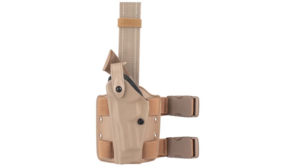 Safariland 6004 SLS Tactical Holster w/Dbl Leg Straps, Beretta 92, STX Flat Dark Earth, Left Hand, 6004-73-552