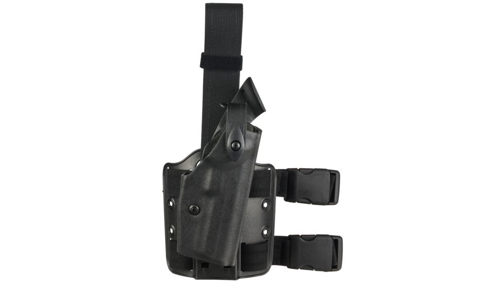Safariland 6004 SLS Tactical Holster w/Dbl Leg Straps, H&amp;K 45 Full Size, STX Tactical, Black, Right Hand, 6004-393-121