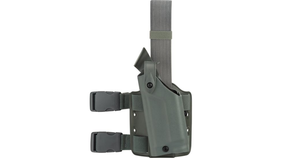 Safariland 6004 SLS Tactical Holster, Smith &amp; Wesson Model 4566 TSW, Left Hand, Tactical, Foliage Green, 6004-4302-542