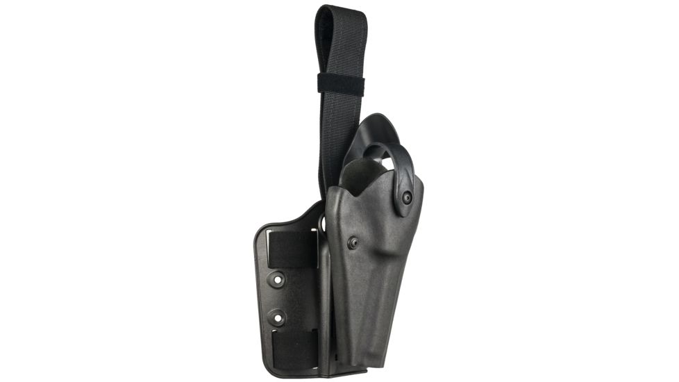 Safariland 6004 SLS Tactical Holster w/Dbl Leg Straps, S&amp;W L-Frame 4in., STX Tactical, Black, Right Hand, 6004-21-121