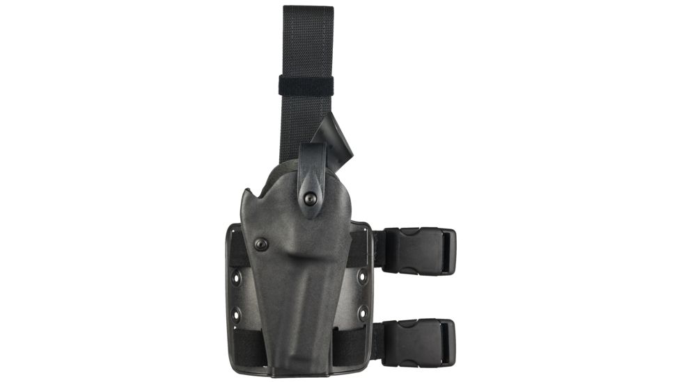 Safariland 6004 SLS Tactical Holster w/Dbl Leg Straps, S&amp;W L-Frame 4in., STX Tactical, Black, Right Hand, 6004-21-121