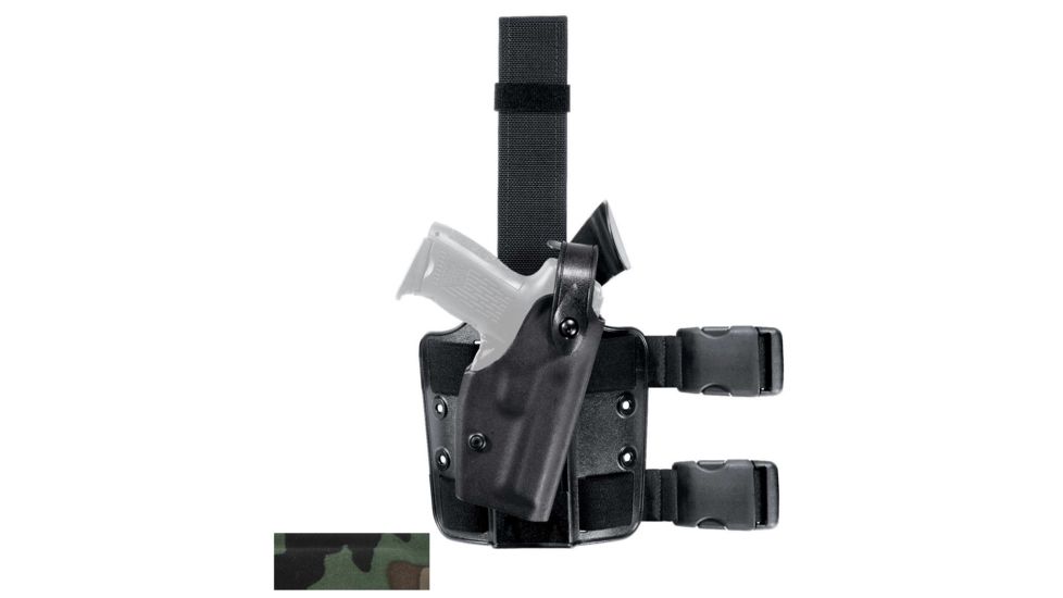 Safariland 6004 SLS Tactical Holster - Woodland Camo, Right Hand 6004-741-511