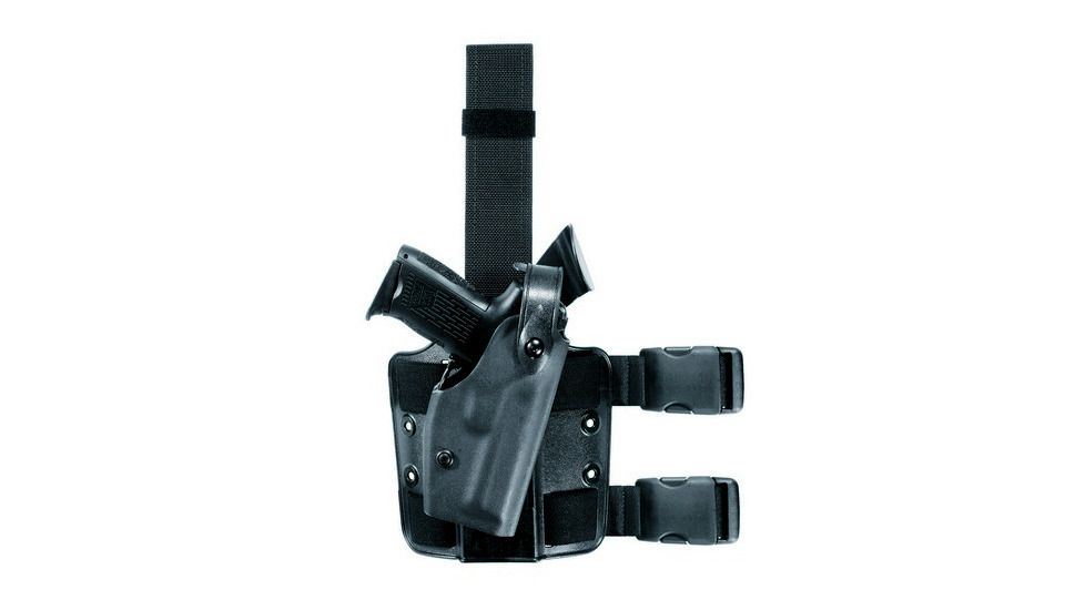 Safariland 6004 SLS Thigh Holster, STX Black, Right Hand - Colt 1991A1 &amp; Similar