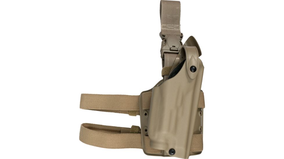 Safariland SLS Tactical Holster w/Quick Release, H&amp;K USP 9mm/.40/.45 Hammer Down w/SF X200/X300, TLR-1/TLR-2, Insight XTI Procyon, USP 9mm/.40 4.13in/USP 45 4.1ft, STX FDE, RH, 6005-9321-551