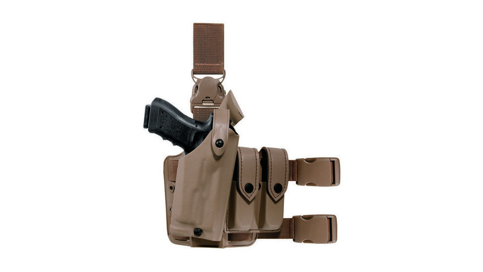 Safariland 6005 SLS Tactical Holster w/Quick Release, Walther P99 2008 Model, STX Flat Dark Earth, Right Hand, 6005-384-551