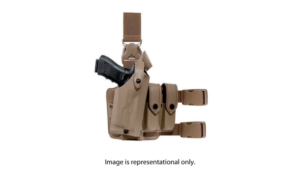 Safariland 6005 SLS Tactical Holster w/Quick Rlease,Sig 220/226,Coyote Brown,Right Hand 6005-77-761
