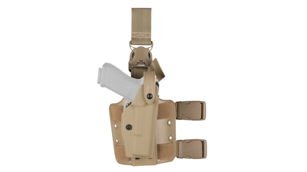 Safariland 6005 SLS Tactical Holster w/Quick Release, Sig SauerP320 9/40, Full Size, STX Flat Dark Earth, Right Hand, 6005-450-551