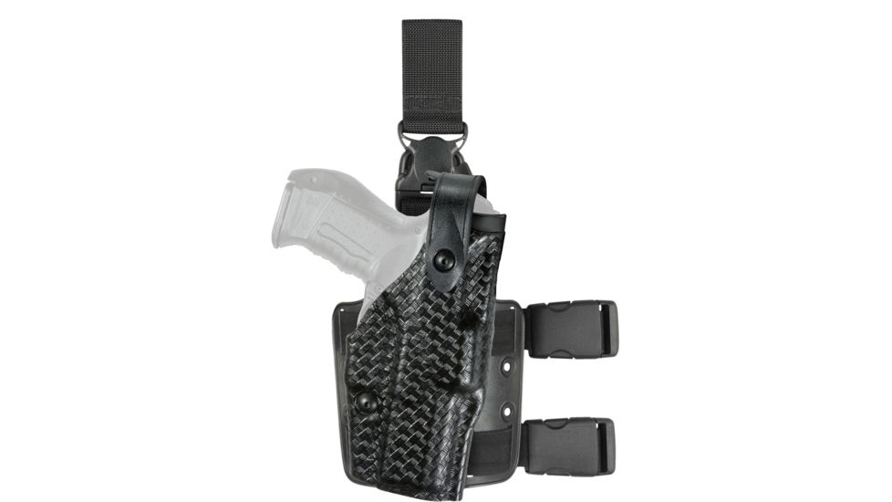 Safariland 6005 SLS Tactical Holster w/Quick Release, Springfield Armory 1911, STX Black Basket Weave, Right Hand, 6005-56-481