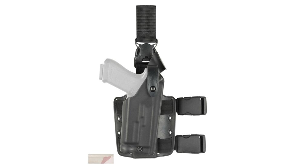 Safariland 6005 SLS Tactical w/ Quick Release Leg Harness Holster, Left Hand, Black, 6005-265-522