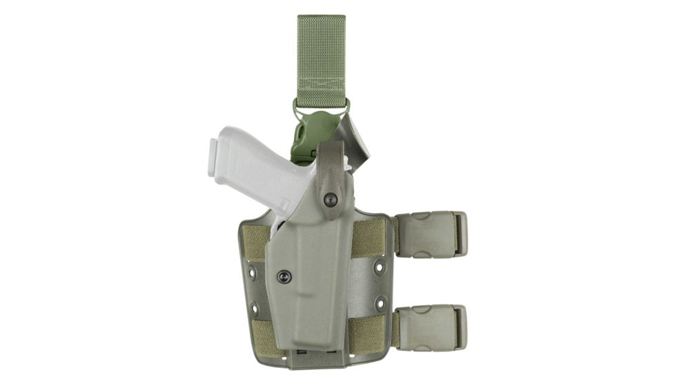 Safariland 6005 SLS Tactical w/ Quick Release Leg Harness Holster, Left Hand, Black, 6005-74421-562