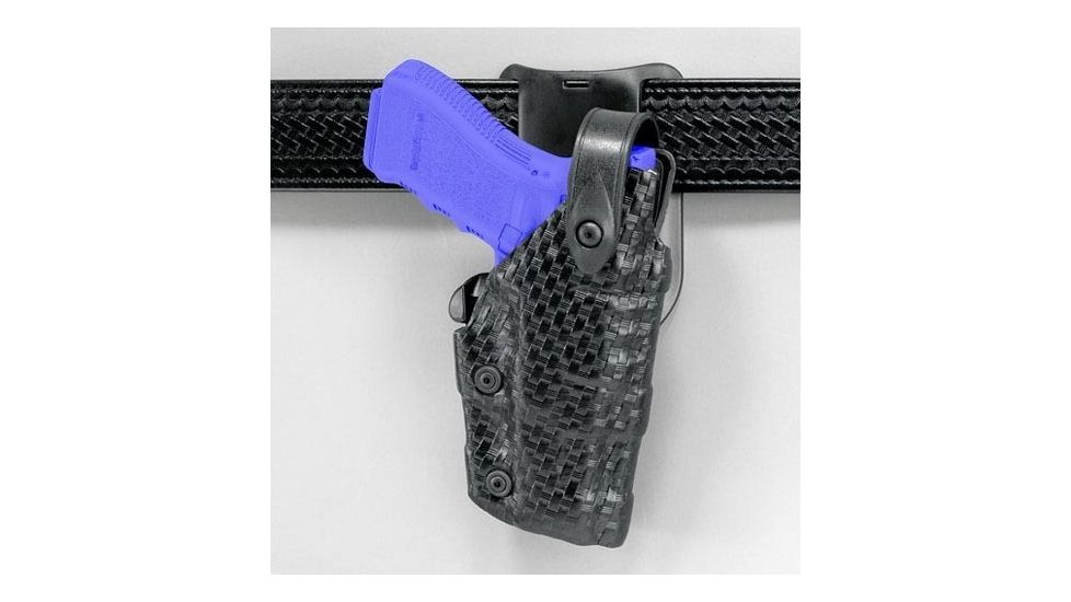 Safariland 6075 Raptor Level III, Low-Ride UBL Holster - Basket Black, Right Hand 6075-683-81