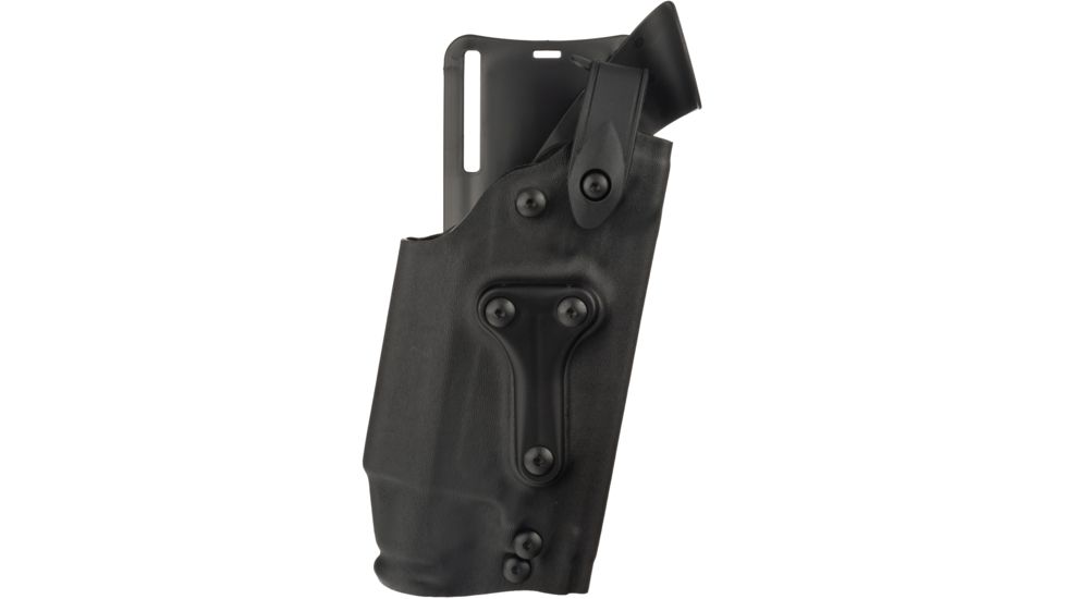 Safariland 6230 SLS Mid-Ride Military Holster, Beretta 92F/M9 Rails or No Rails w/ITI Mount For Most Lights or Laser Combo, STX Tactical, Black, Right Hand, 6230-7312-131