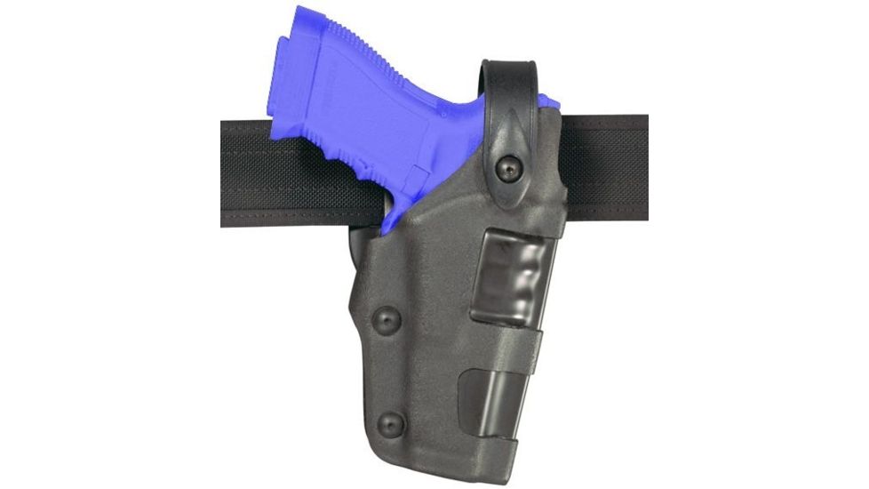 Safariland 6270 Raptor Level II Plus, Mid-Ride UBL Holster - Hi Gloss Black, Right Hand 6270-734-91
