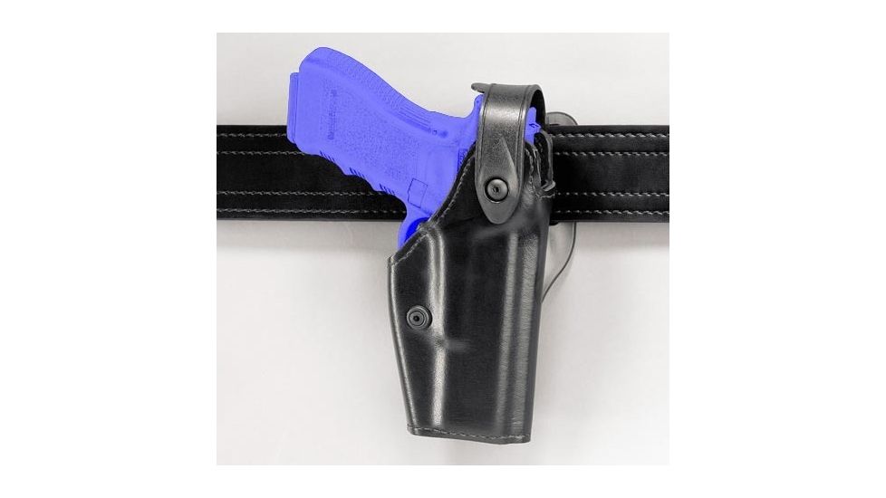 Safariland 6280 Level II Retention, Mid-Ride Holster - Basket Black, Right Hand 6280-20-81