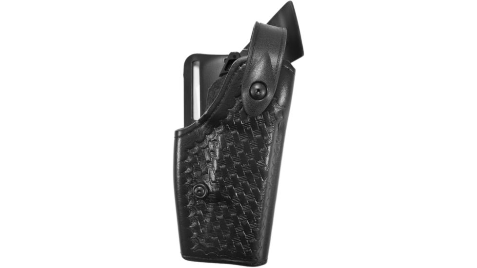 Safariland 6280 SLS Level II Retention Mid-Ride Duty Holster, Smith &amp; Wesson M&amp;P 9/Smith &amp; Wesson M&amp;P 40, Right Hand, STX Basket Weave, Black, 6280-219-81-SH