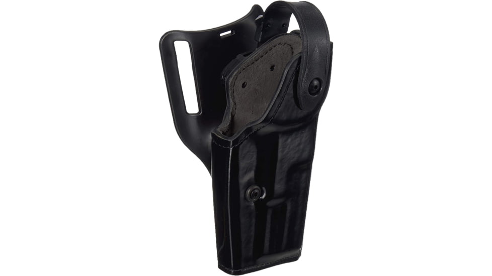 Safariland 6280 Level II Retention, Mid-Ride Holster - Plain Black, Right Hand 6280-7837-61