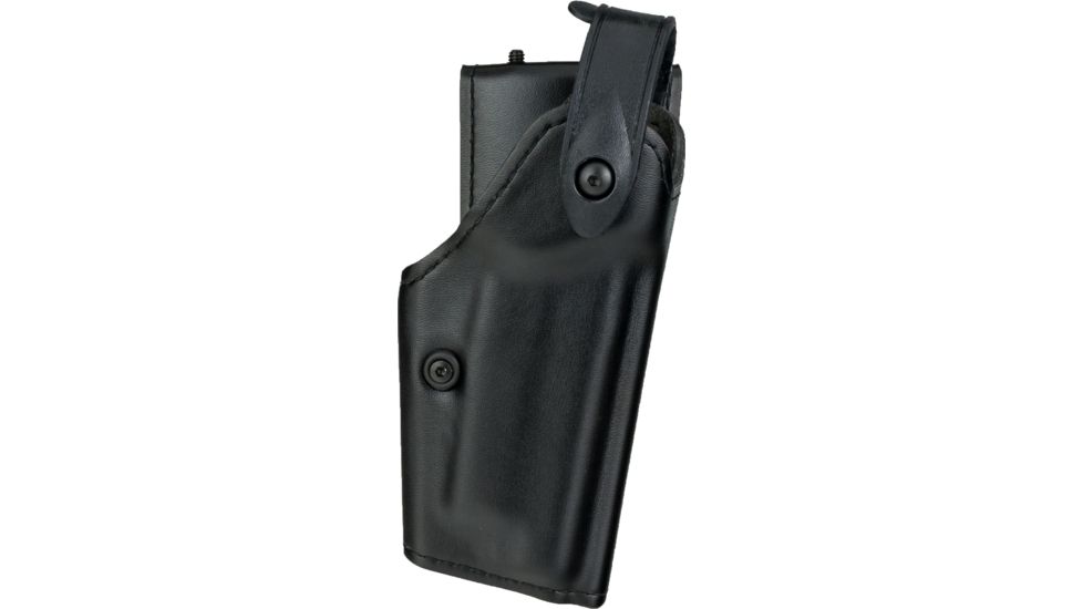 Safariland 6280 Level II Retention, Mid-Ride Holster - Plain Black, Right Hand, Old BL Style 6280-140-61OBL