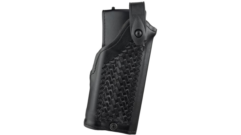 Safariland 6280 SLS LVL II Mid-Ride Holster, SIG Sauer P220R DAK, SureFire X200/SureFire X300, Right, Basketweave, Black, 6280-2770-81OBL