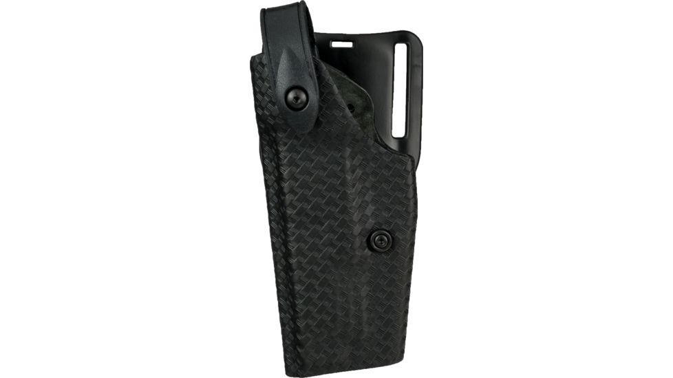 Safariland 6280 SLS Level II Retention Mid-Ride Duty Holster, Smith &amp; Wesson M&amp;P 45, Left Hand, STX Basket Weave, Black, 6280-519-482