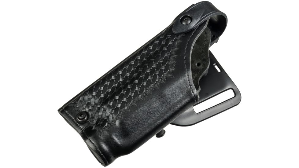 Safariland 6280 SLS Level II Retention Mid-Ride Duty Holster, S&amp;W M&amp;P 45, TLR-2, Left, Basketweave, Black, 6280-51921-82