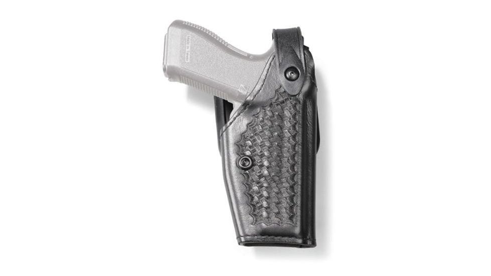 Safariland 6280 SLS Mid-Ride Level-II Retention, H&amp;K USP 45, Basket Weave Black, Right Hand, 6280-93-81