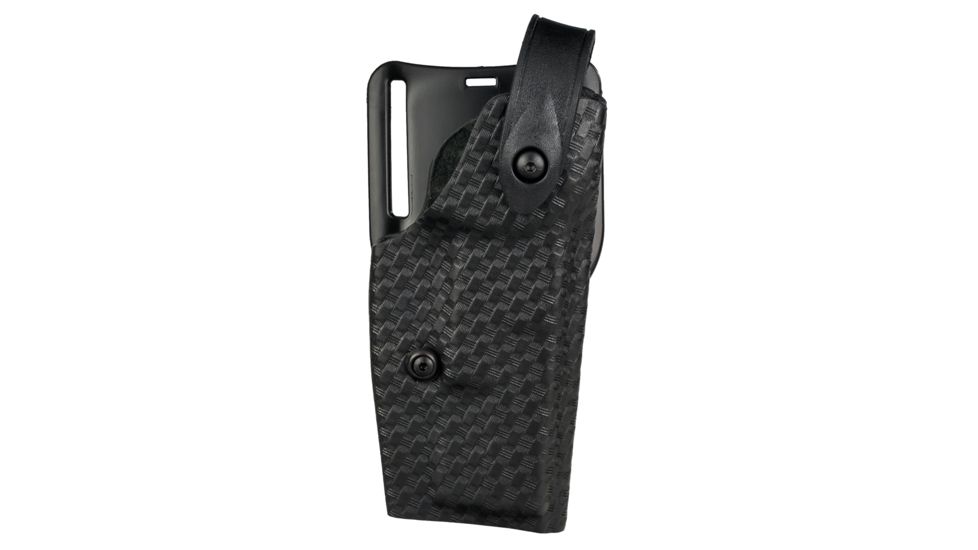 Safariland 6280 SLS Level II Retention Mid-Ride Duty Holster, S&amp;W M&amp;P 40/S&amp;W M&amp;P 9, Right, Basketweave, Black, 6280-219-481