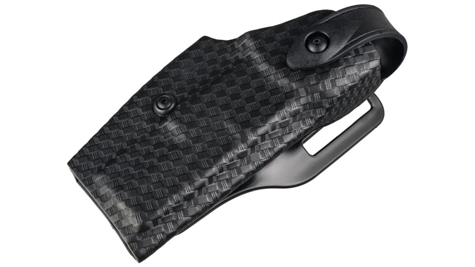 Safariland 6280 SLS Level II Retention Mid-Ride Duty Holster, S&amp;W M&amp;P 40/S&amp;W M&amp;P 9, Right, Basketweave, Black, 6280-219-481