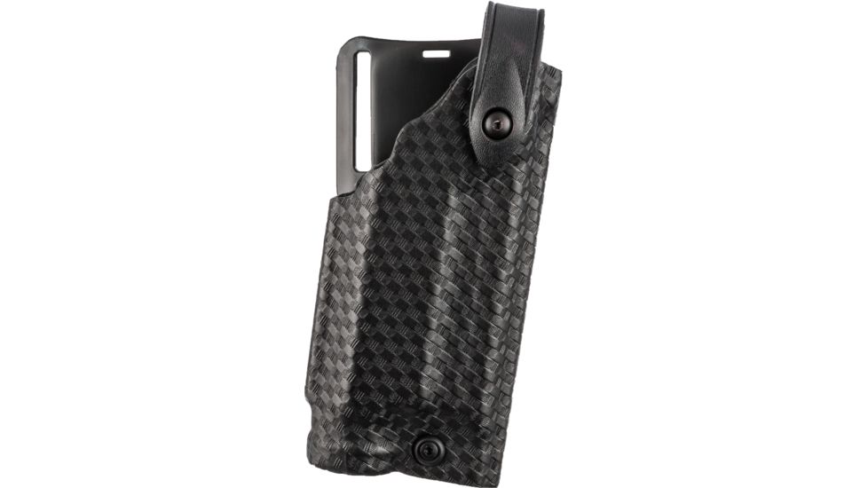 Safariland 6280 SLS Level II Retention Mid-Ride Duty Holster, S&amp;W M&amp;P 40/S&amp;W M&amp;P 9, Insight Technology M6, Right, Basketweave, Black, 6280-21921-481