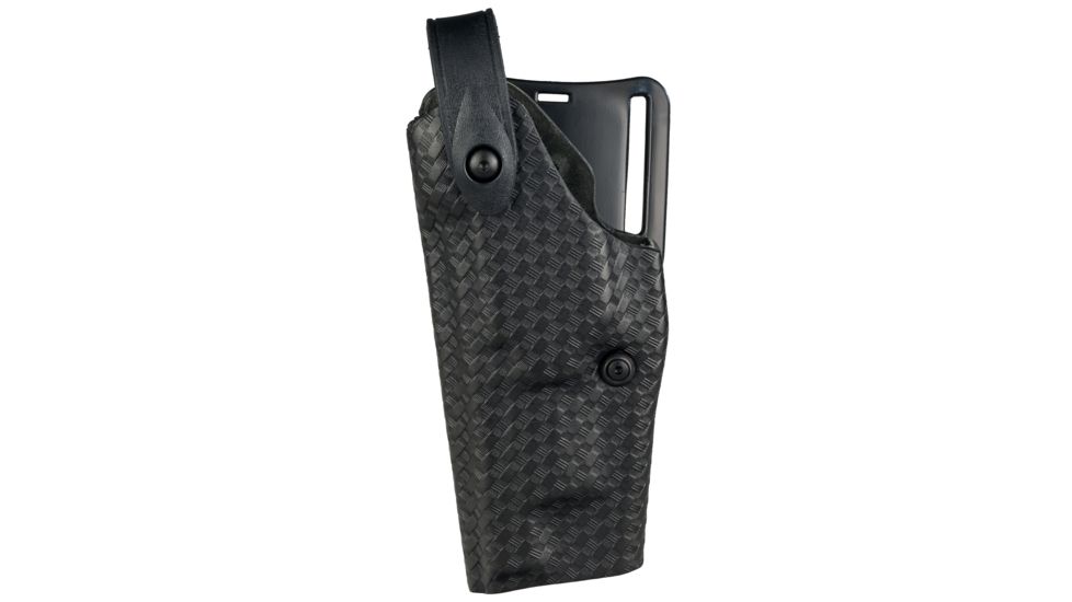 Safariland 6280 SLS Level II Retention Mid-Ride Duty Holster, SA XD 5in .45 ACP, Left, Basketweave, Black, 6280-149-482