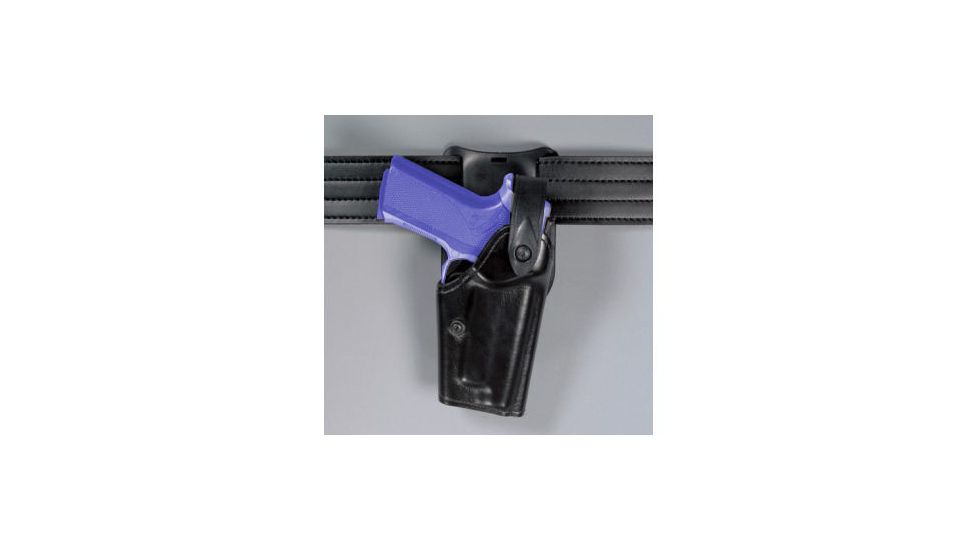 Safariland 1.50" Belt Drop, Level II Retention - Basket Black, Right 6285-256-81OBL-S