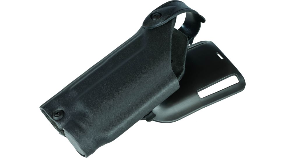 Safariland 6285 SLS Low-Ride 1.5ft. Drop, Level-II Retention, Beretta 92F w/ITI Mount, ITI M3/M6 4.9in., STX Tactical, Black, Left Hand, 6285-7321-132