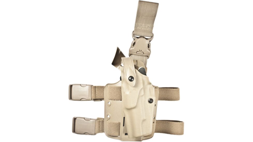 Safariland 6305 ALS Tactical QR Holster - STX FDE Brown, Left Hand - S&amp;W 1911