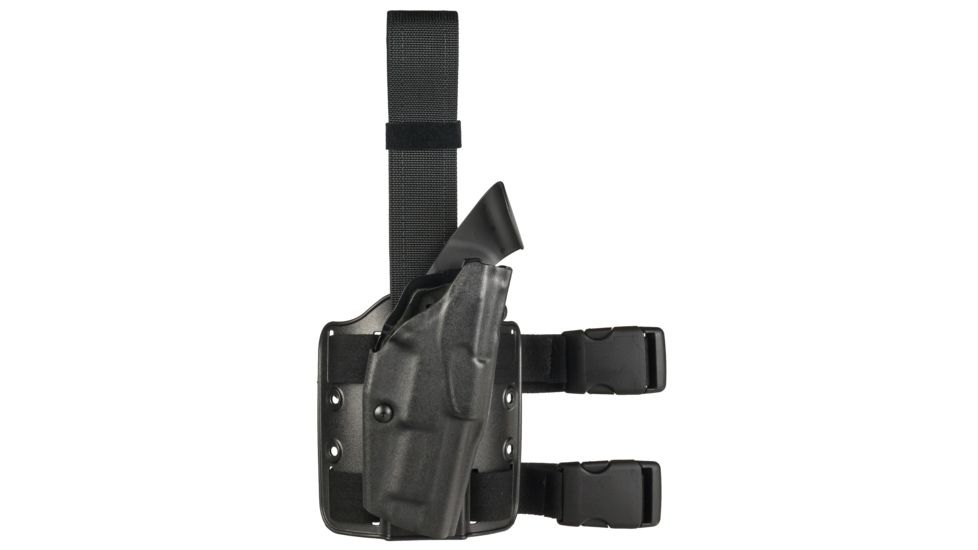 Safariland Model 6354 ALS Tactical Thigh Holster, Glock 17 Gen 5, SureFire X300U, Right, STX Tactical, Black, 6354-8325-131-MS19
