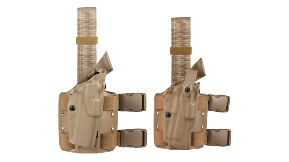 Safariland 6354 ALS Tactical Thigh Holster - STX FDE Brown, Right Hand 6354-219-551, Brown, Flat Dark Earth