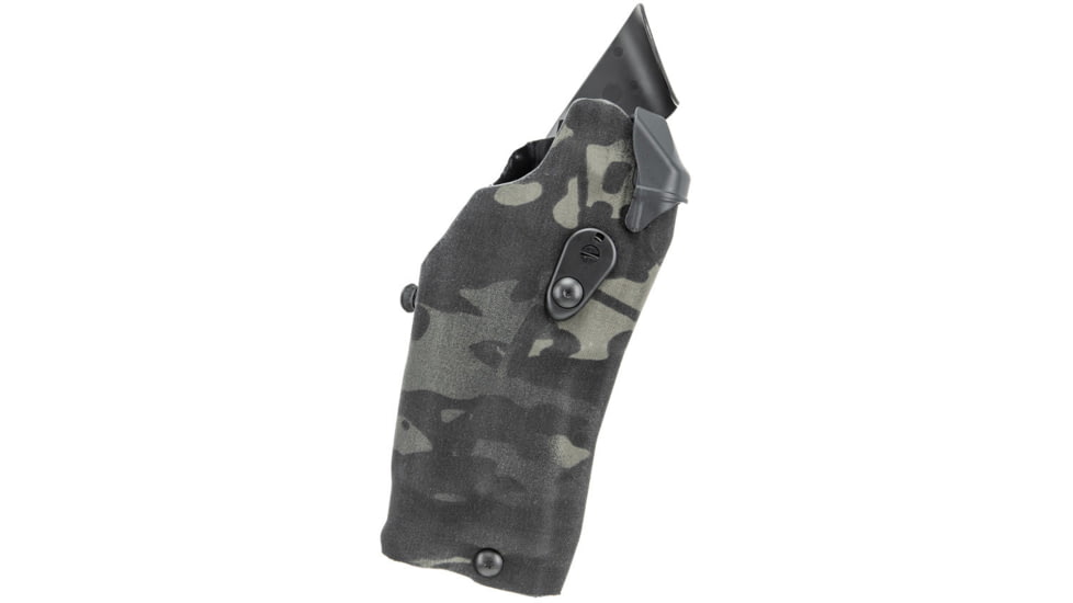 Safariland 6354RDS ALS w/ QLS-19 Fork Glock Holsters, Cordura, Right, Multicam Black, 6354RDS-832-711-MS19