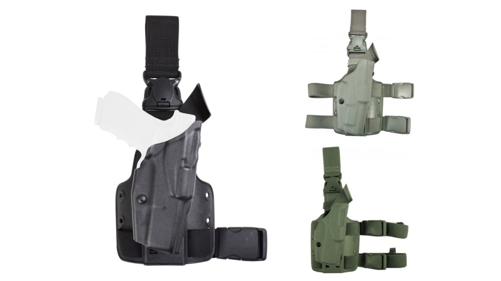Safariland 6355 ALS Tactical Holster with Quick Release, Black, Coyote Brown, Flat Dark Earth, Foliage Green, OD Green