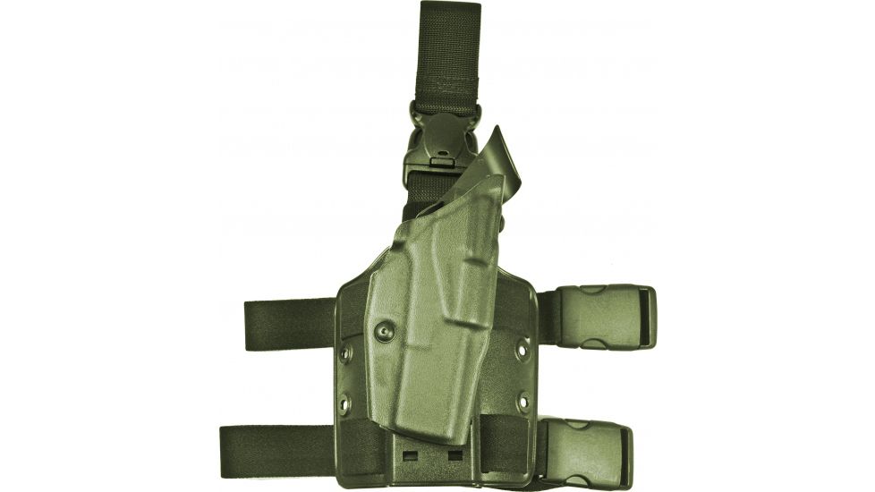 Safariland 6355 ALS Tactical Thigh Holster - OD Green, Right Hand 6355-560-561