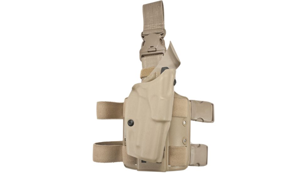 Safariland 6355 ALS Tactical Thigh Holster, STX FDE Brown, Right Hand, Sig P226
