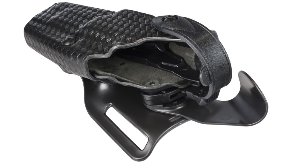 Safariland 6360 ALS/SLS Mid-Ride LVL III  Holster, Springfield Armory XD 4in .45 ACP, Left, Basketweave, Black, 6360-149-82