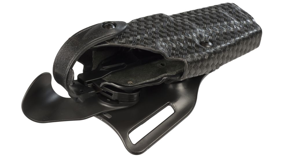 Safariland 6360 ALS/SLS Mid-Ride LVL III  Holster, Springfield Armory XD 4in .45 ACP, Right, Basketweave, Black, 6360-149-81