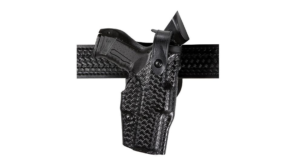 Safariland 6360 ALS/SLS Mid-Ride LVL III  Holster, SA XD 5in .45 ACP, Right, Plain, Black, 6360-149-411
