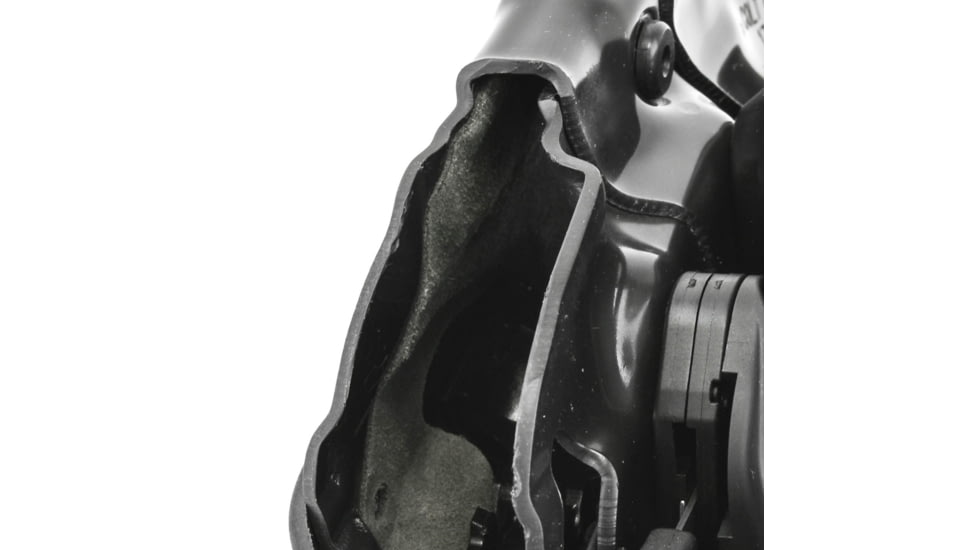 Safariland 6360 ALS/SLS Mid-Ride LVL III  Holster, Colt 1911 Government, Right, Hi Gloss, Black, 6360-53-491