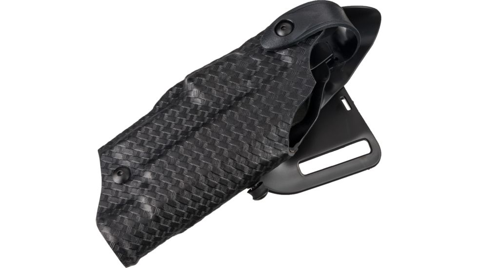 Safariland 6360 ALS/SLS Mid-Ride LVL III  Holster, S&amp;W M&amp;P 40/S&amp;W M&amp;P 9, IT M6, Left, Basketweave, Black, 6360-2192-482
