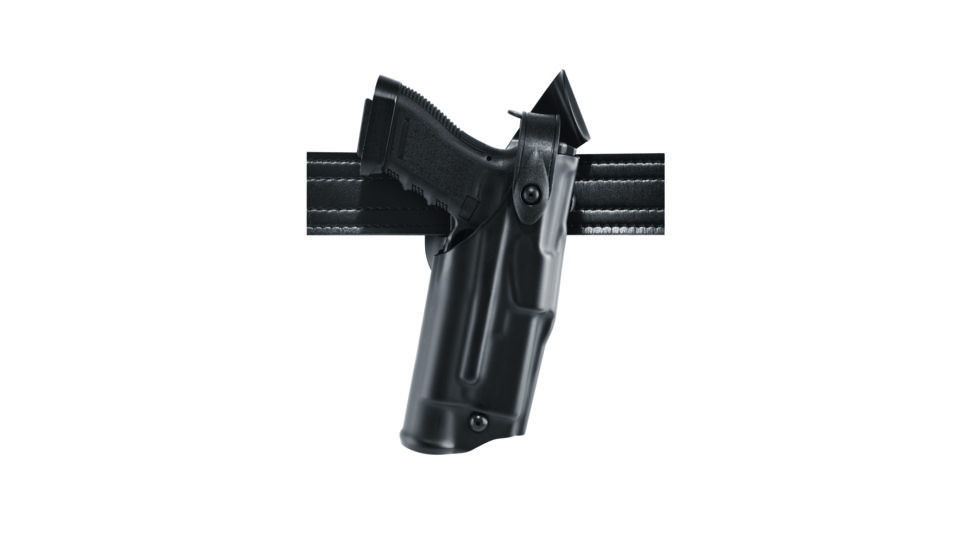 Safariland 6360 ALS/SLS Mid-Ride Level III Retention Duty Holster w/ Plain &amp; Tactical Finish, Smith &amp; Wesson M&amp;P 9/Smith &amp; Wesson M&amp;P 40, Left Hand, STX Plain, Black, 6360-219-412-NH