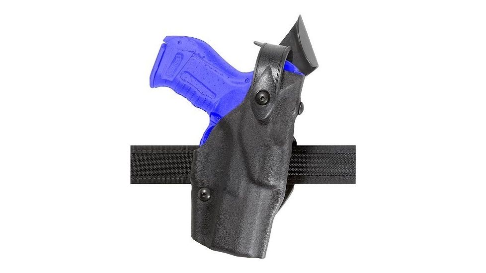Safariland 6361 ALS Belt Slide Holster w/ SLS - Plain Black, Right Hand 6361-77-61